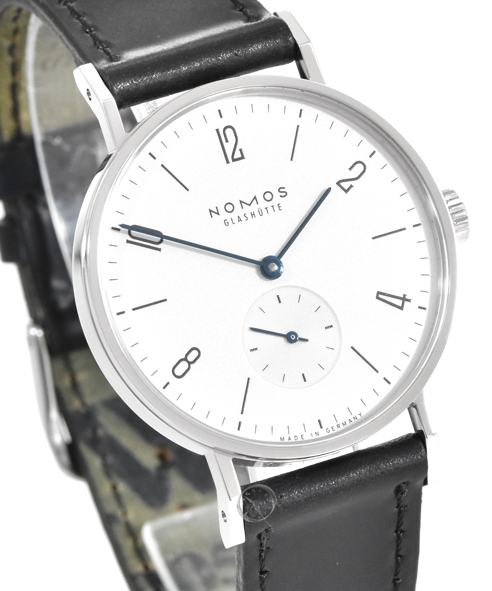 Nomos Tangente winding by hand 