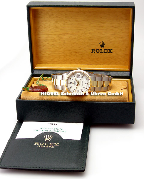 Rolex Oyster Date in steel/gold