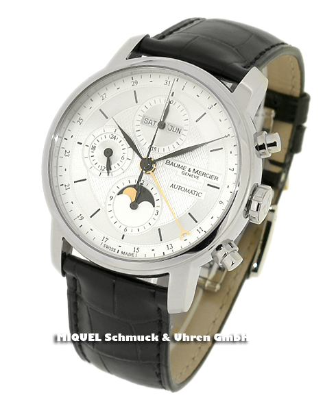 Baume and Mercier Classima automatic Chronograph with moonphase