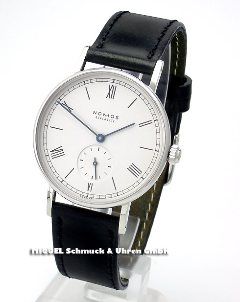 Nomos Ludwig with glass bottom