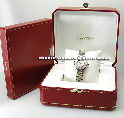Cartier Must 21 Stahl-Gold