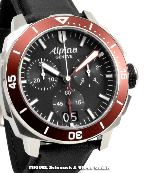 Alpina Seastrong Diver 300 Chronograph Big Date - 39,8% saved*