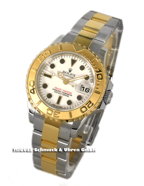 Rolex Yachtmaster Lady in steel and gold
