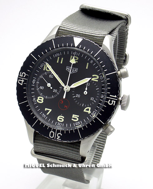 Heuer Flybackchronograph 3H in the german forces (Bundeswehr)