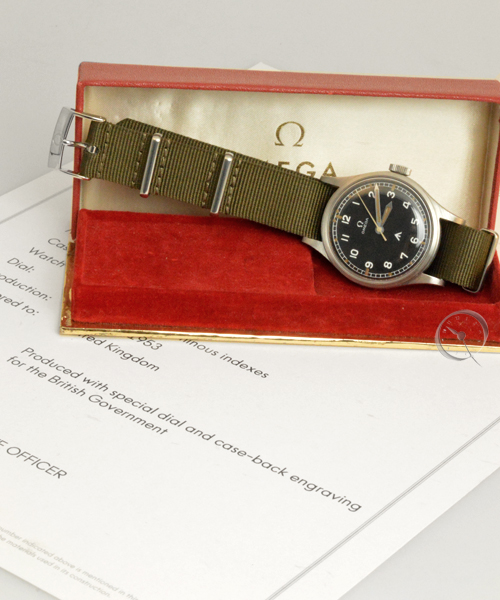Omega - British Military Wristwatch - winding by hand 