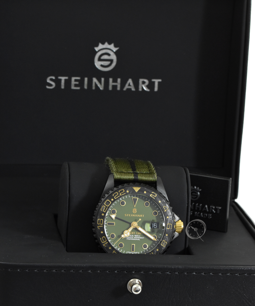 Steinhart Ocean 39 GMT black MILITARY - limited Edition -30.8% saved!*