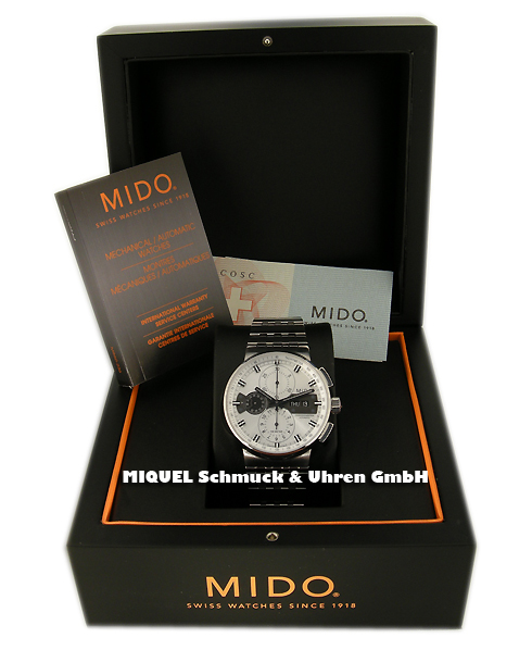 Mido All Dial Chronometer Chronograph