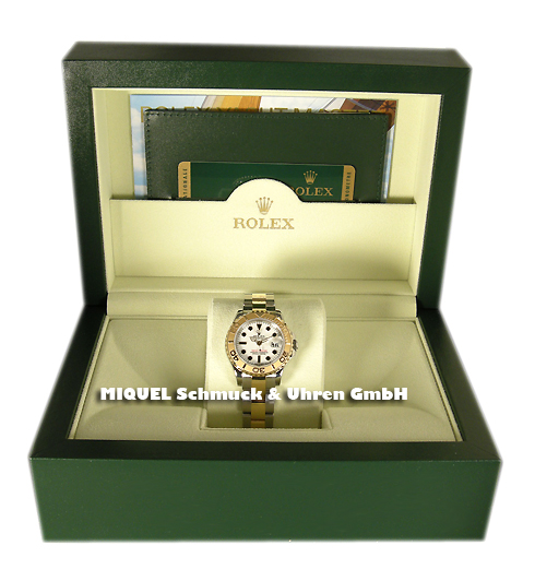 Rolex Yachtmaster Lady in steel and gold
