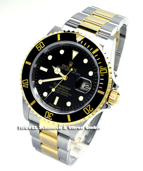 Rolex Submariner Date gold and stainless steel