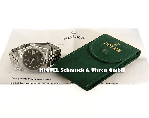 Rolex Datejust automatic Chronometer with whitegold bezel