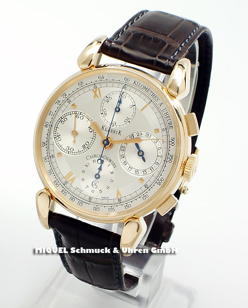 Chronoswiss classic Chronograph in 18 carat rose gold