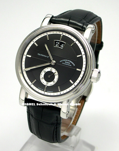 Muehle Glashuette Edition black Teutonia 2 with big-date limited