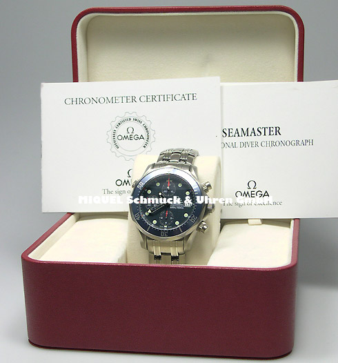 Omega Seamaster Professional Diver Automatik Chronograph Chronometer in Titan