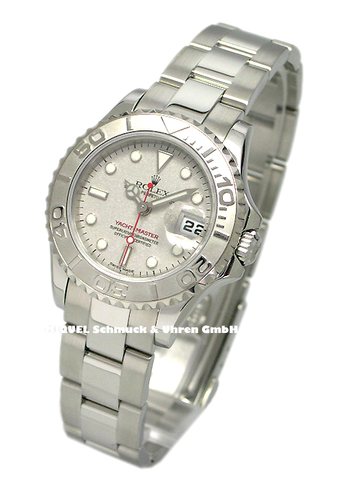 Rolex Yachtmaster Lady in steel and platinum