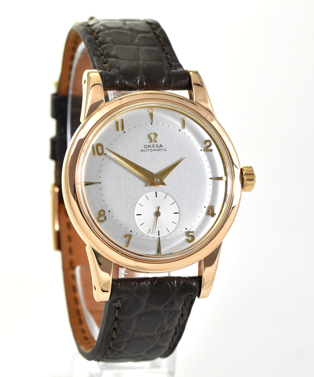 Omega hammer automatic rose gold 18ct
