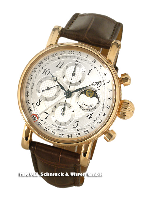 Chronoswiss Grand Lunar Chronograph Automatic in rose gold (unworn)