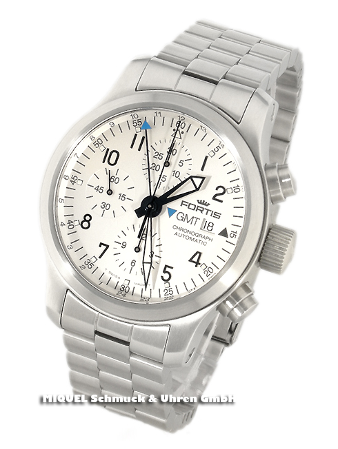 Fortis B-42 Flieger Chronograph GMT automatic