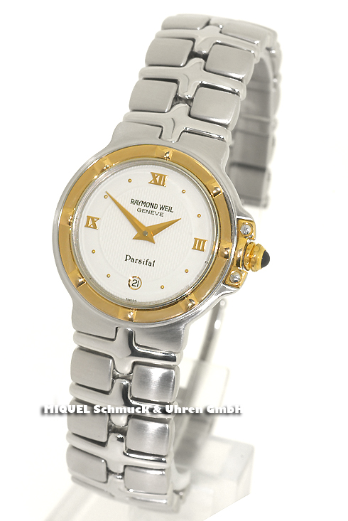 Raymond Weil Parsifal with yellow gold-bezel