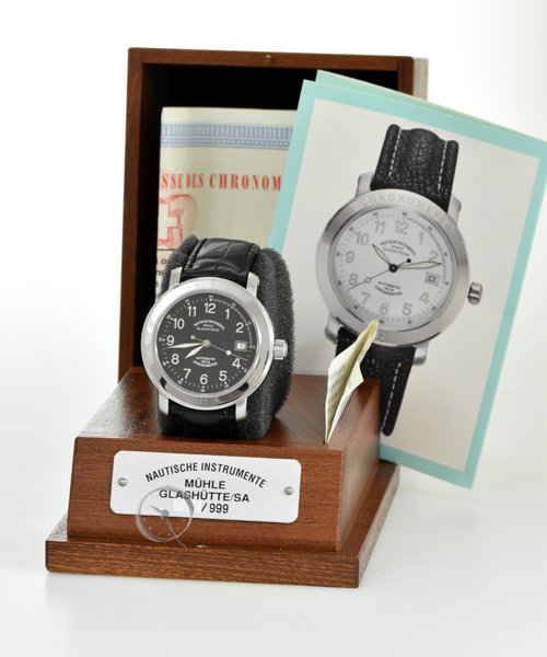 Mühle Glashütte Naval Aviator-Chronometer M2 - Limited Edition 999 items -  rar!