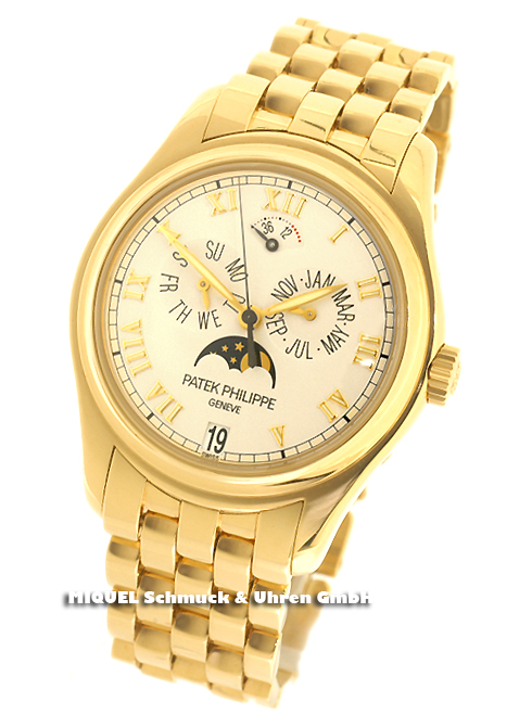 Patek Philippe year calendar with moonphase