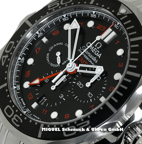 Omega Seamaster Diver 300 M coaxial GMT Chronograph