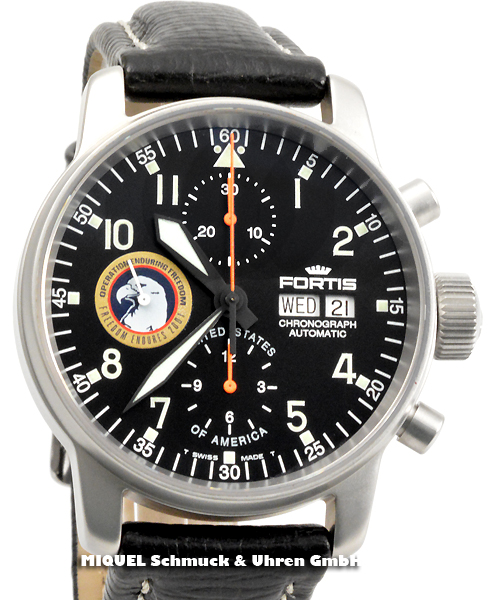 Fortis Flieger Chronograph Operation Enduring Freedom Limited Edition of 100 Stück - SEHR SELTEN
