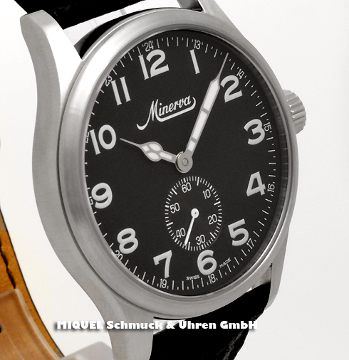 Minerva Pythagore Aviation Grande handwinding manufactury clockwork
