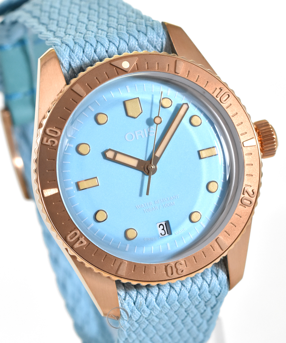 Oris Divers Sixty-Five cotton candy -25,5% saved!*