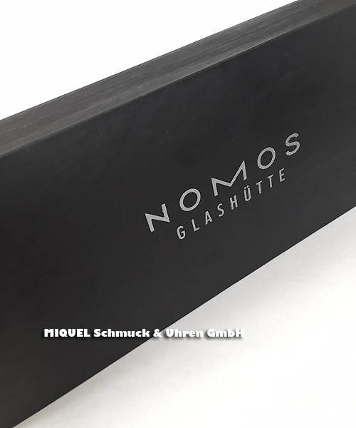 Nomos Orion anthracite with glass bottom