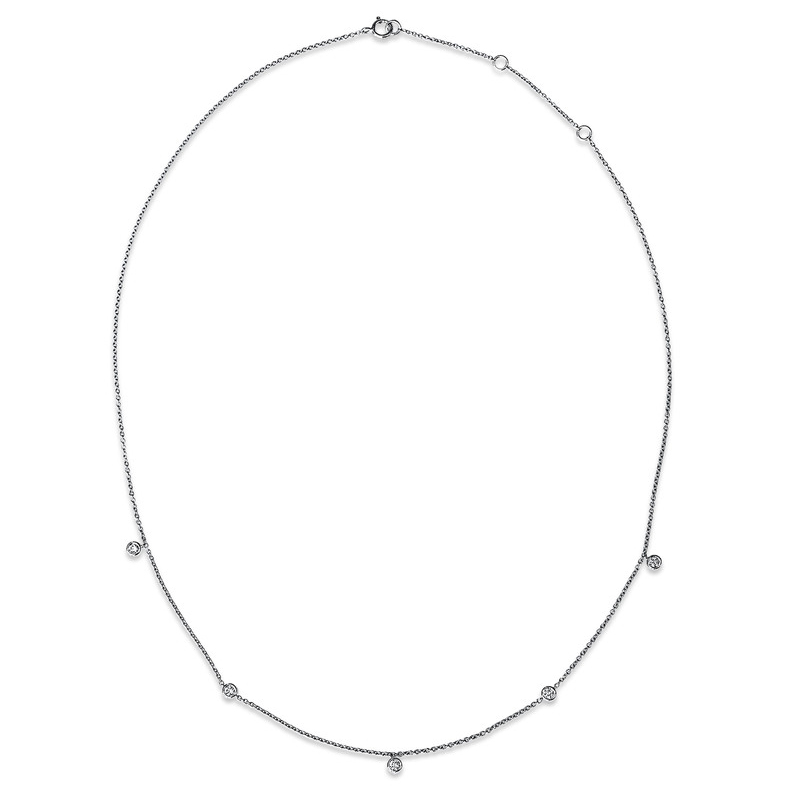 Necklace frame 18 ct white gold