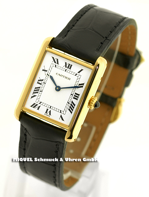Cartier Tank Must manually wound yellow gold 18ct