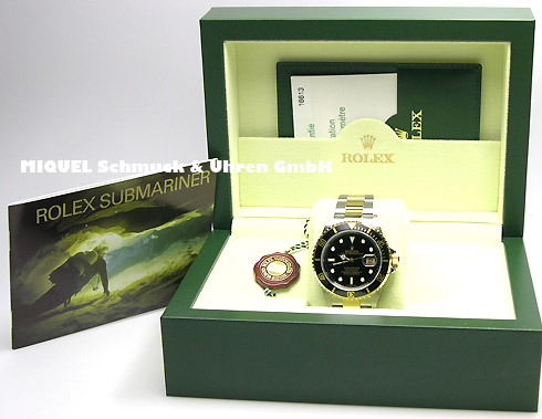 Rolex Submariner Date gold and stainless steel
