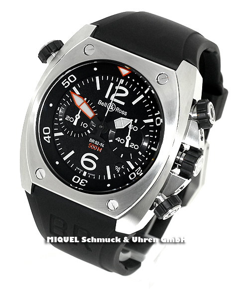 Bell and Ross Marine Chronograph BR02-94 Steel