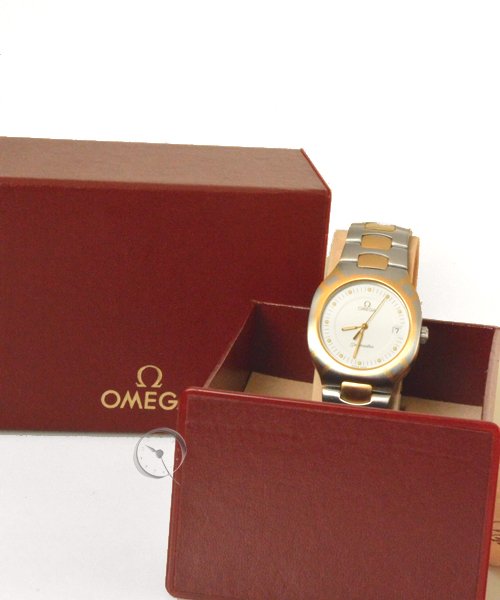 Omega Seamaster with gold marquetry