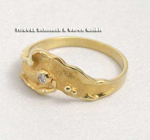 Damen Ring in yellow gold 14 ct