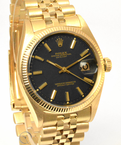 Rolex Oyster Perpetual Datejust Gold Vintage from 1959 - Mega Rare - with all Papers