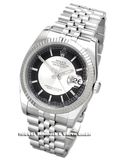 Rolex Datejust automatic Chronometer with whitegoldluenette