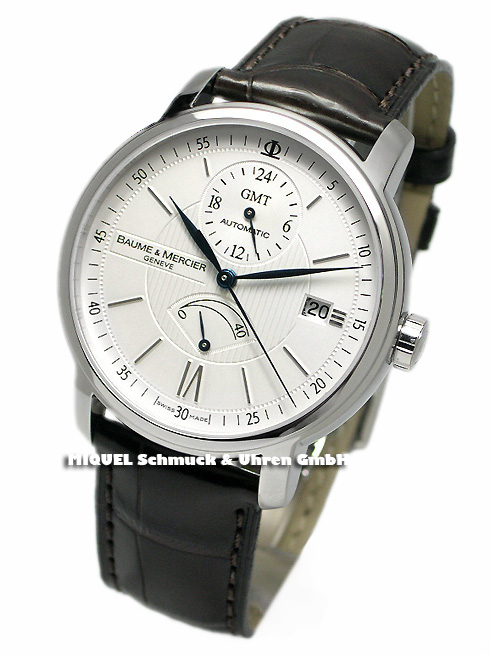 Baume & Mercier Classima automatic GMT with power reserve indicator
