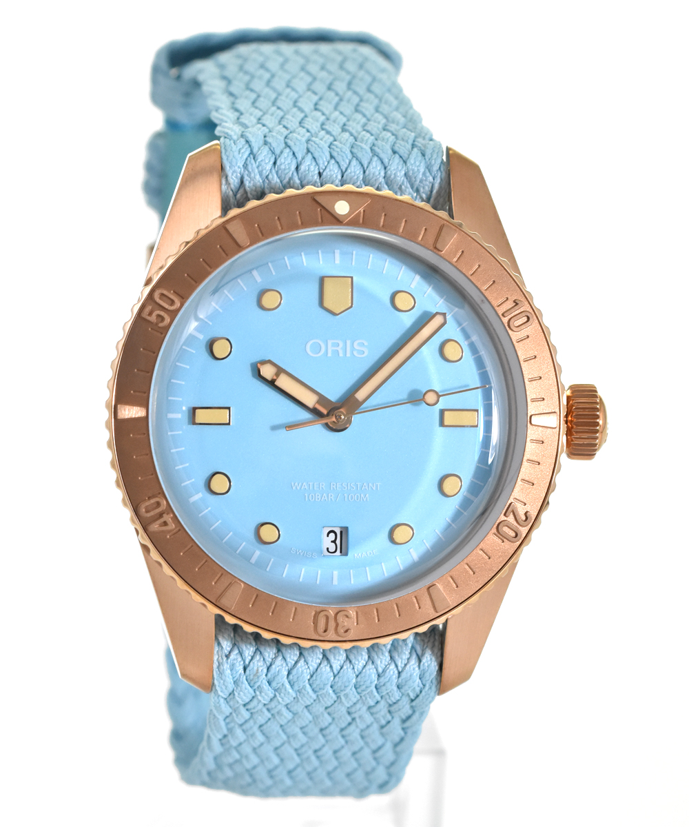 Oris Divers Sixty-Five cotton candy -25,5% saved!*