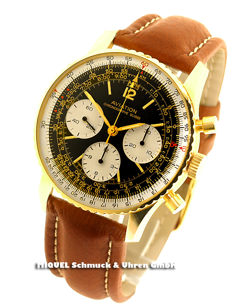 Aviation Chronograph winding by hand aureated