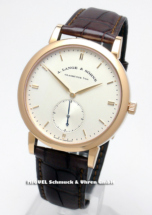 A. Lange and sons big Saxonia automatic in rose gold
