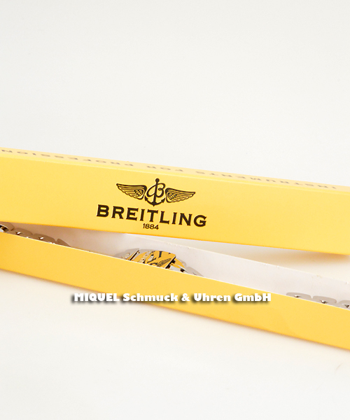 Breitling Navitimer stainless steel watchstrap 24 mm
