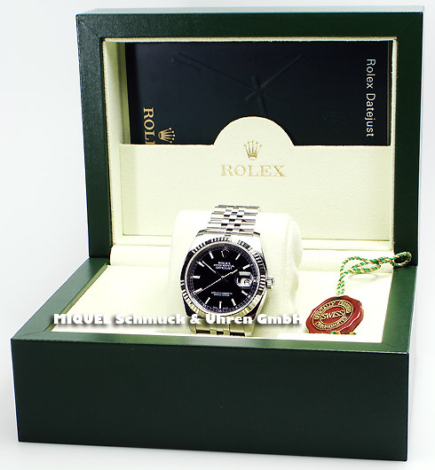 Rolex Datejust Automatik Chronometer mit Weißgoldlünette