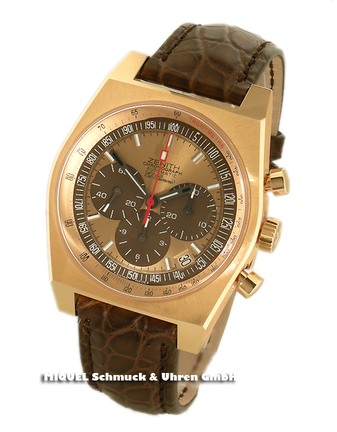 Zenith Vintage 1969 Chronograph in rose gold limited Edition (unworn)