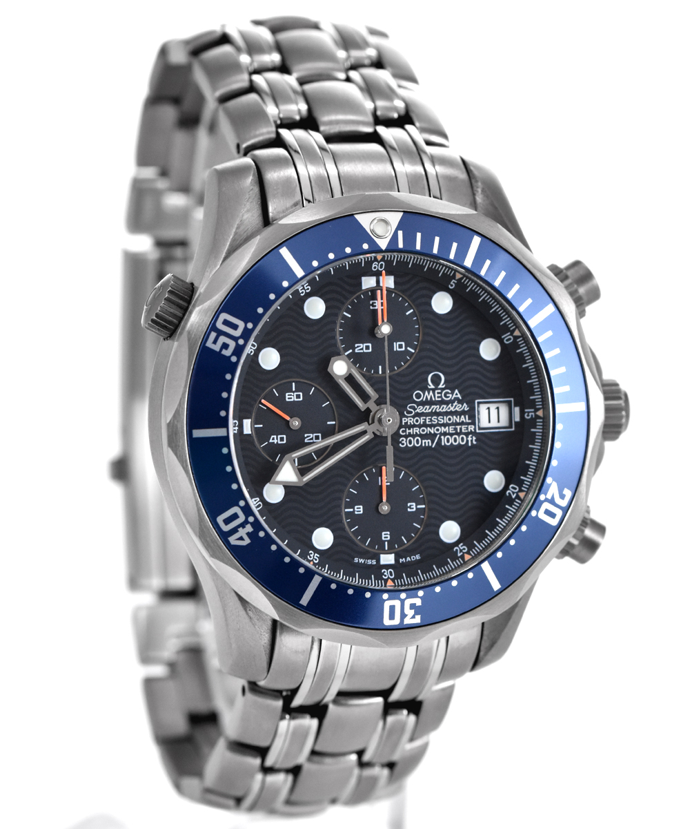 Omega Seamaster Professional Diver Chronograph Chronometer Titan