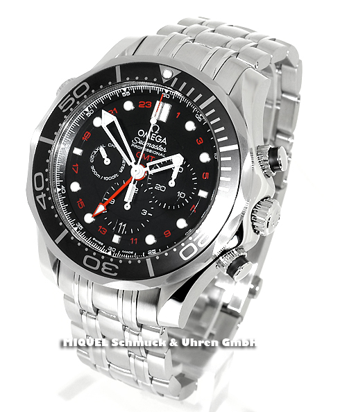 Omega Seamaster Diver 300 M coaxial GMT Chronograph