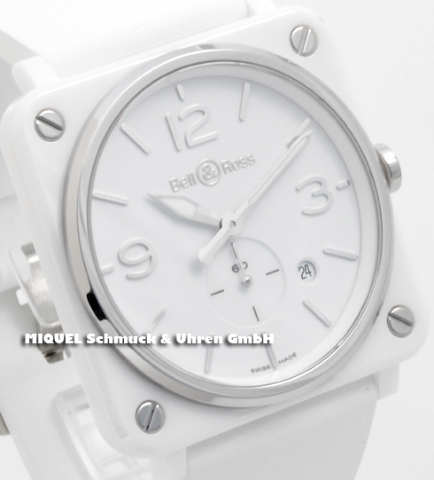 Bell and Ross Aviation BR S White Ceramic 