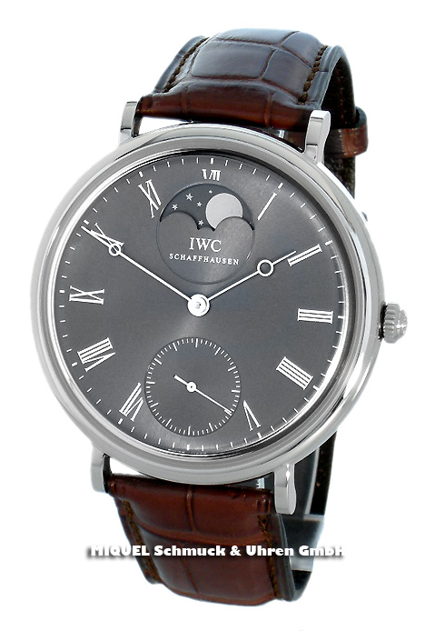 IWC Portofino winding by hand Vintage with moonphase in white gold