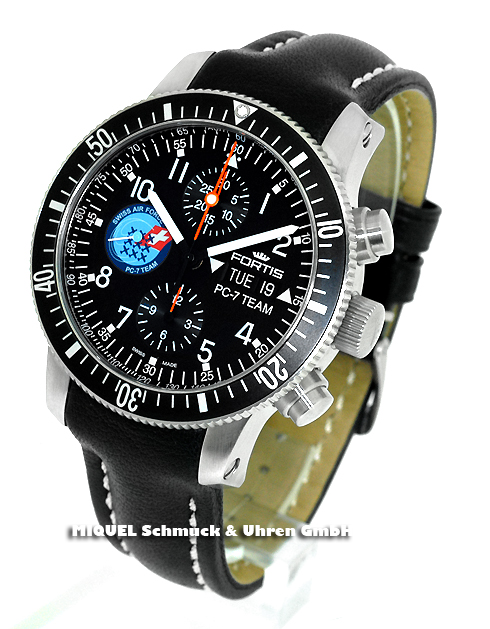 Fortis PC-7 Team Chronograph limited Edition auf 250 Stueck