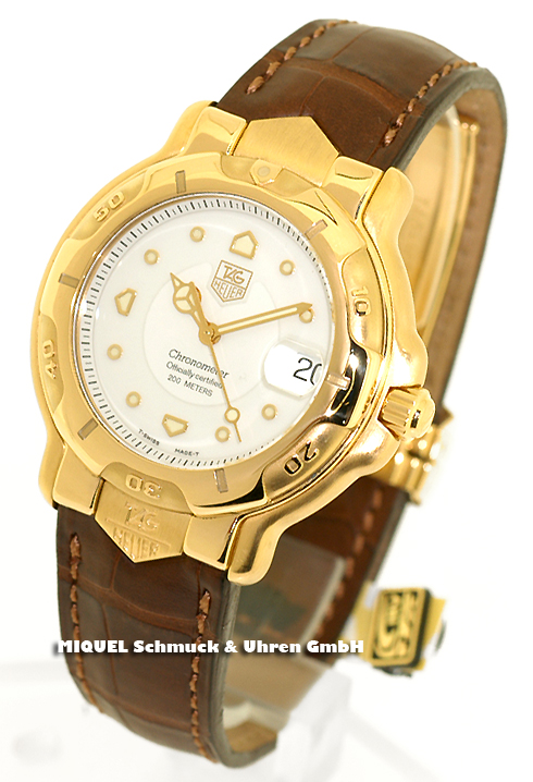 TAG Heuer 6000 automatic Chronometer in 18 ct. yellow gold